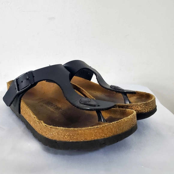 🌺Birkenstock Gizeh Black Women's Sandal Regular EU 35 - Picture 3 of 12